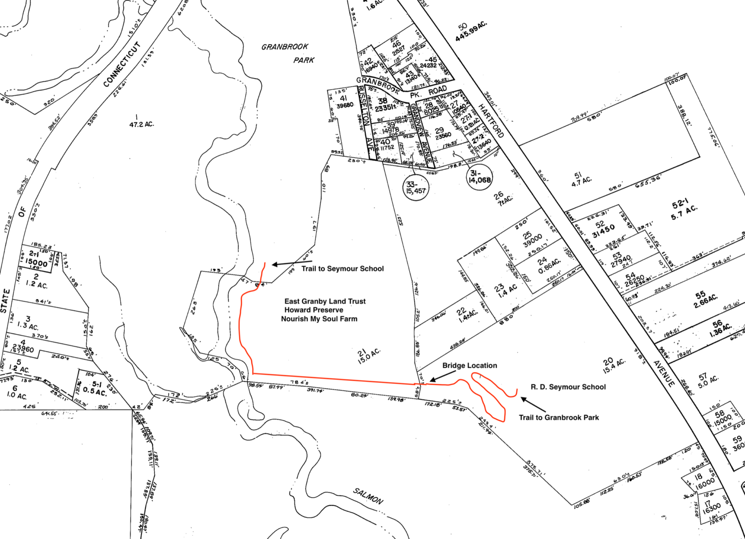 East Granby Land Trust Trail Construction Town of East Granby, CT